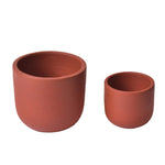Load image into Gallery viewer, 4 Inch and 6 Inch Terracotta Pot Set of 2 Ceramic Planter Clay Pots for Indoor Plants Succulent Planter with Drainage Hole and Mesh Net DIY Craft Garden &amp; Home Decor