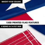 Load image into Gallery viewer, Combo Pack: 6 Feet Tangle Free Spinning Flagpole (Black) Texas TX State Flag 3x5 ft Printed 150D Brass Grommets (Flag Included) Aluminum Flag Pole