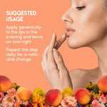 Load image into Gallery viewer, Lip Sleeping Mask with Hyaluronic Acid Vitamin C Nourish Hydrate Dry Lips Peach