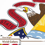 Load image into Gallery viewer, G128 10 Pack: Illinois IL State Flag  3x5 Ft  LiteWeave Pro Series Printed 150D Polyester  Indoor/Outdoor, Vibrant Colors, Brass Grommets, Thicker and More Durable Than 100D 75D Polyester