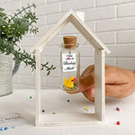 Load image into Gallery viewer, I Love You So Ducking Much Romantic Anniversary Presents for Boyfriend and Girlfriend Lovely Wish Jar with Card for Husband and Wife (Hanging in White Wood Frame I love you so ducking much)