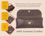 Load image into Gallery viewer, Leather Glasses Case Eyeglass Case Sunglass Case Genuine Leather Slim Glasses