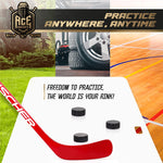 Load image into Gallery viewer, Shooting Pad for Puck Rebounder 30x60 inch Synthetic Ice Mat with Passer Compatibility Training Aid for Off Ice Shooting Passing and Stickhandling Skill Practices