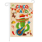 Load image into Gallery viewer, G128 Garden Flag Cinco De Mayo Cactus Double Sided 12x18 Blockout Fabric  Outdoor Seasonal Holiday Home Yard Decor