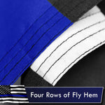 Load image into Gallery viewer, Thin Blue Line Flag 3x5 Ft 2Pack Printed Polyester By G128