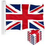 Load image into Gallery viewer, UK Great Britain Flag 3x5 Ft 5Pack 150D Printed Polyester By G128