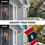 Load image into Gallery viewer, G128 Combo Pack: 6 Feet Tangle Free Spinning Flagpole (White) Mississippi MS State Flag 3x5 ft Printed 150D Brass Grommets (Flag Included) Aluminum Flag Pole