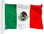 Load image into Gallery viewer, G128 Combo Pack: American USA Flag 2x3 &amp; Mexico Mexican Flag Ft 2x3 Ft  Both LiteWeave Pro Series Printed 150D Polyester, Brass Grommets