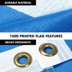 Load image into Gallery viewer, Flag Pole 6FT Black Tangle Free &amp; Somalia Somalian Flag 3x5 Ft Combo Printed 150D Polyester By G128