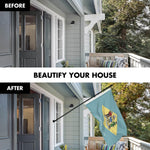 Load image into Gallery viewer, G128 Combo Pack: 6 Ft Tangle Free Spinning Flagpole (Black) &amp; Delaware Flag 3x5 Ft Printed 150D Polyester, Brass Grommets (Flag Included) Aluminum Flag Pole