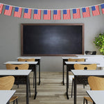 Load image into Gallery viewer, G128 American USA Bunting Banner  Flag 8.2 x 5.5 Inch, Full String 33 Feet  Printed 150D Polyester, Decorations For Bar, School, Festival Events Celebration