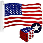 Load image into Gallery viewer, USA American Flag 2.5x4FT 5Pack Embroidered Polyester By G128