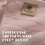 Load image into Gallery viewer, Pink Bath Towels 27x54 Inch Cotton Towel Set 4 Pack for Bathroom Hotel Gym Spa Soft Extra Absorbent Quick Dry