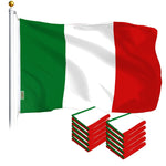 Load image into Gallery viewer, Italy Italian Flag 3x5 Ft 10Pack Printed Polyester By G128