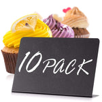Load image into Gallery viewer, 10 Pack Mini Chalkboard Signs for Food 3x4 inch Party Buffet Tables Wedding Bakery Small Chalkboard Signs Mini Chalkboard Signs for Food Chalkboard Buffet Signs Table Sign Chalkboard