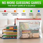 Load image into Gallery viewer, 5 Pack A3 Mesh Storage Bags with Zipper for Board Games Puzzles Mesh Bag with Zipper Plastic Mesh Zipper Pouch Document Bag   Large Zip Pouch   Board Game Storage Bags   Waterproof Zipper Pouch