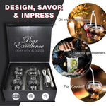 Load image into Gallery viewer, Cocktail Gift Sets with Cocktail Glasses Glass Straws Cocktail Picks Muddler Measuring Cup – Food Grade Stainless Steel and Glass – Ideal for Home Bar Cocktail Lovers
