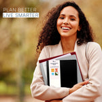 Load image into Gallery viewer, 2026 Appointment Book Planner 6.5 x 8.5 inch Large Black Tabbed Daily Hourly Weekly Planner Schedule Book 30 Minute time Slots Business &amp; Personal Planner Jan 2026 Dec 2026