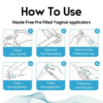 Load image into Gallery viewer, Vaginal Moisturizer Gel for Vagina Health 12 Pre Filled Applicators Moisturizer for Vaginal Dryness Relief and Long Lasting Wetness Pre and Post Menopausal