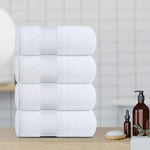 Load image into Gallery viewer, Resort Collection Soft Bath Towels 28x55 in 4 Pack WhiteLuxury Hotel Plush &amp;