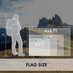 Load image into Gallery viewer, G128 5 PACK: USA American Flag 2.5x4FT Embroidered Spun Polyester