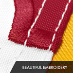 Load image into Gallery viewer, G128 2 Pack: Maryland MD State Flag  2x3 Ft  ToughWeave Series Embroidered 300D Polyester  Embroidered Design, Indoor/Outdoor, Brass Grommets