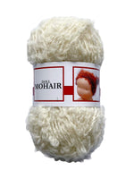 Load image into Gallery viewer, De witte Engel Doll Hair Mohair Blouclé Yarn for walldorf/Steiner Dolls 50 gr (Nature)