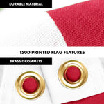 Load image into Gallery viewer, G128 Combo Pack: 6 Ft Tangle Free Aluminum Spinning Flagpole (Black) &amp; Burundi Umurundi Flag 3x5 Ft, LiteWeave Pro Series Printed 150D Polyester  Pole with Flag Included