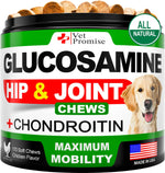 Load image into Gallery viewer, Glucosamine for Dogs   Hip and Joint Supplement for Dogs   Glucosamine Chondroitin for Dogs   Dog Joint Pain Relief   MSM   Hemp   Advanced Support Dog Joint Supplement   170 Mobility Chews