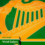 Load image into Gallery viewer, G128 Combo Pack: American USA Flag 3x5 Ft &amp; Erin Go Bragh Flag 3x5 Ft, Both Printed 150D Polyester, Indoor/Outdoor, Brass Grommets