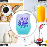 Load image into Gallery viewer, Premium Stainless Steel Wine Tumbler with Lid 12 oz Double Wall Vacuum Insulated