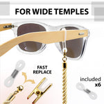 Load image into Gallery viewer, Glasses Strap String Holder Cord Terylene Eyeglasses Gold Chains 3 Pcs