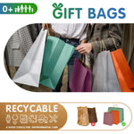 Load image into Gallery viewer, Red Shopping Bags 16x6x12 inch 25 Pack Red Kraft Paper Bags with Handles Bulk