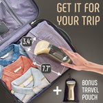 Load image into Gallery viewer, Clothing Steamer Travel Size Vacation Essentials Handheld Gold Steam Iron