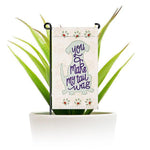 Load image into Gallery viewer, G128 Garden Flag &amp; Stand You Make My Tail Wag Cute Dog  4x8 Inch  Printed Blockout Polyester