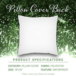 Load image into Gallery viewer, G128 Christmas Decoration Elegant Pine Spruce Waterproof Throw Pillow Covers  18 x 18 in  Set of 4, Beautiful Cushion Covers for Christmas Sofa Couch Decoration
