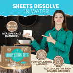 Load image into Gallery viewer, Laundry Sheets Ocean Breeze 100 Loads   Zero Waste Plastic Free Natural Soap