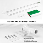 Load image into Gallery viewer, G128  6 Feet Tangle Free Spinning Flagpole (Silver) Italy Brass Grommets Printed 3x5 ft (Flag Included) Aluminum Flag Pole
