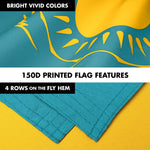 Load image into Gallery viewer, G128 Combo Pack: 6 Ft Tangle Free Aluminum Spinning Flagpole (Black) &amp; Kazakhstan Kazakhstani Flag  3x5 Ft LiteWeave Pro Series Printed 150D Polyester  Pole with Flag Included