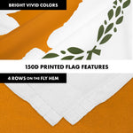 Load image into Gallery viewer, G128 Combo Pack: 6 Ft Tangle Free Aluminum Spinning Flagpole (White) &amp; Cyprus Cypriot Flag  3x5 Ft LiteWeave Pro Series Printed 150D Polyester  Pole with Flag Included