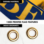 Load image into Gallery viewer, G128 Combo Pack: 6 Ft Tangle Free Spinning Flagpole (Silver) &amp; Massachusetts Flag 3x5 Ft Printed 150D Polyester, Brass Grommets (Flag Included) Aluminum Flag Pole