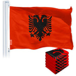 Load image into Gallery viewer, Albania Albanian Flag 3x5 Ft 5Pack 150D Printed Polyester By G128
