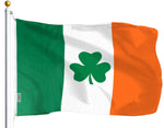 Load image into Gallery viewer, Irish Shamrock Flag 75D Printed Polyester 3x5 Ft