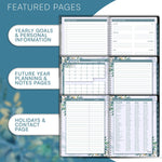 Load image into Gallery viewer, Aesthetic Planner Academic Year July 2024 June 2025 8.5x11 inch Floral Planner