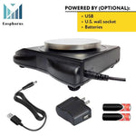 Load image into Gallery viewer, Ounce Carat and Gram Scale 0.01g Accuracy Electronic Scale Science Digital Scale Lab Balance LCD 600g Capacity USB Charger and AC DC Adapter Included