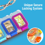 Load image into Gallery viewer, Weekly Medicine Pill Organizer Waterproof 7 Day Large Pill Box Daily Pill Case
