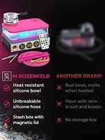 Load image into Gallery viewer, Pink Hookah Set Premium Portable Hookah Set With Everything And Travel Case