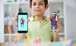 Load image into Gallery viewer, PIXIO Mini Monsters  100 Magnetic Blocks in 6 Colors