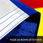Load image into Gallery viewer, G128 5 Pack: Colorado CO State Flag  2.5x4 Ft  ToughWeave Series Embroidered 300D Polyester  Embroidered Design, Indoor/Outdoor, Brass Grommets