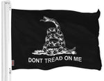 Load image into Gallery viewer, G128 Combo Pack: USA American Flag &amp; Gadsden Black/White Flag 3x5 FT Printed 150D Polyester